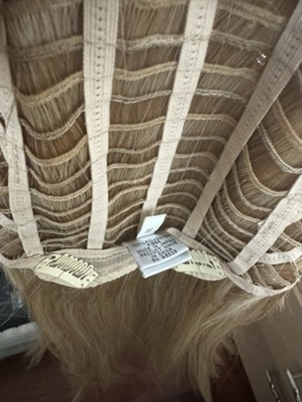 HairUWear Hairdo Clip-In Hair Extension Mid Soft Blonde Volumizer 22" - Picture 7 of 7